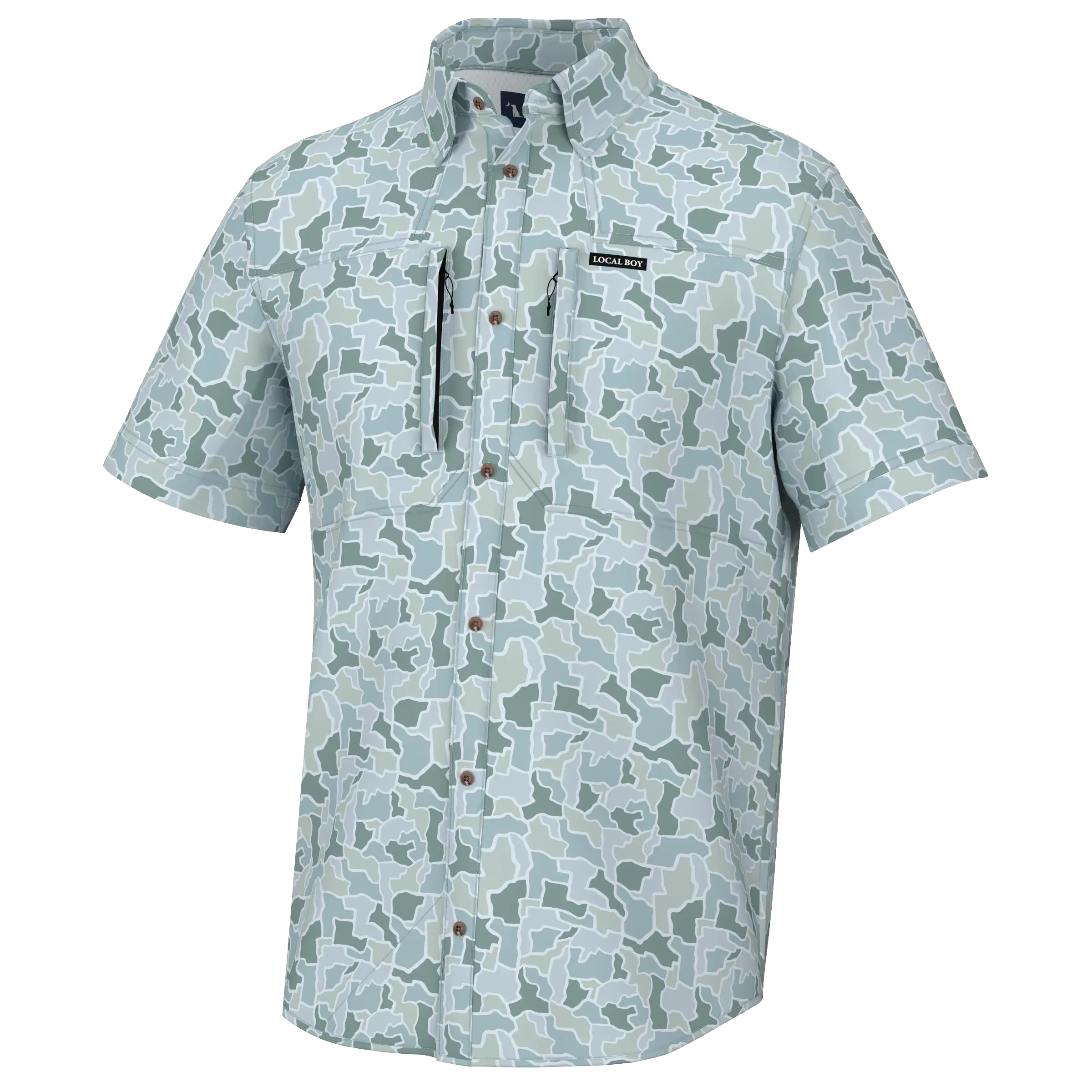 Local Boy Men's Backcountry Fishing Shirt