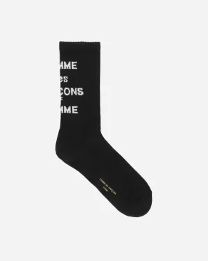 Logo Socks Black