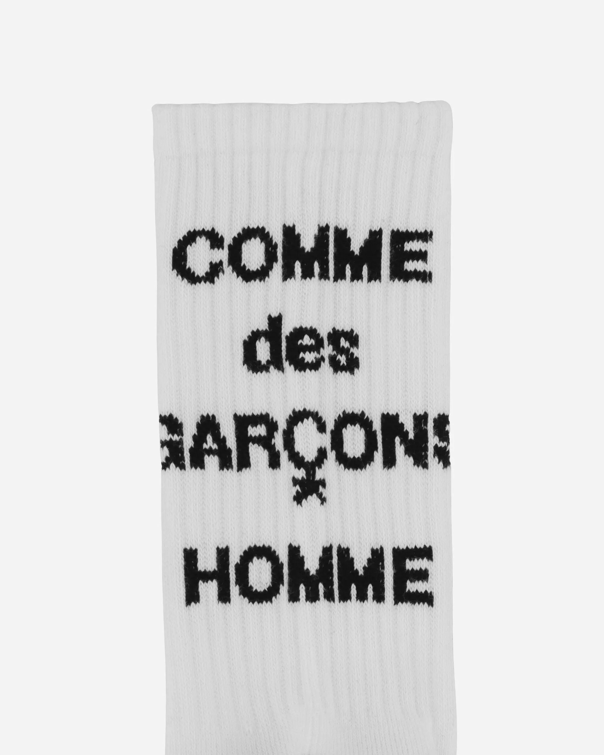Logo Socks White