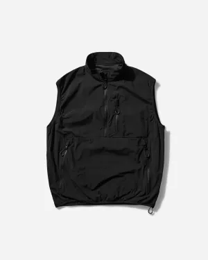 Men's Half Zip-Up Vest Black