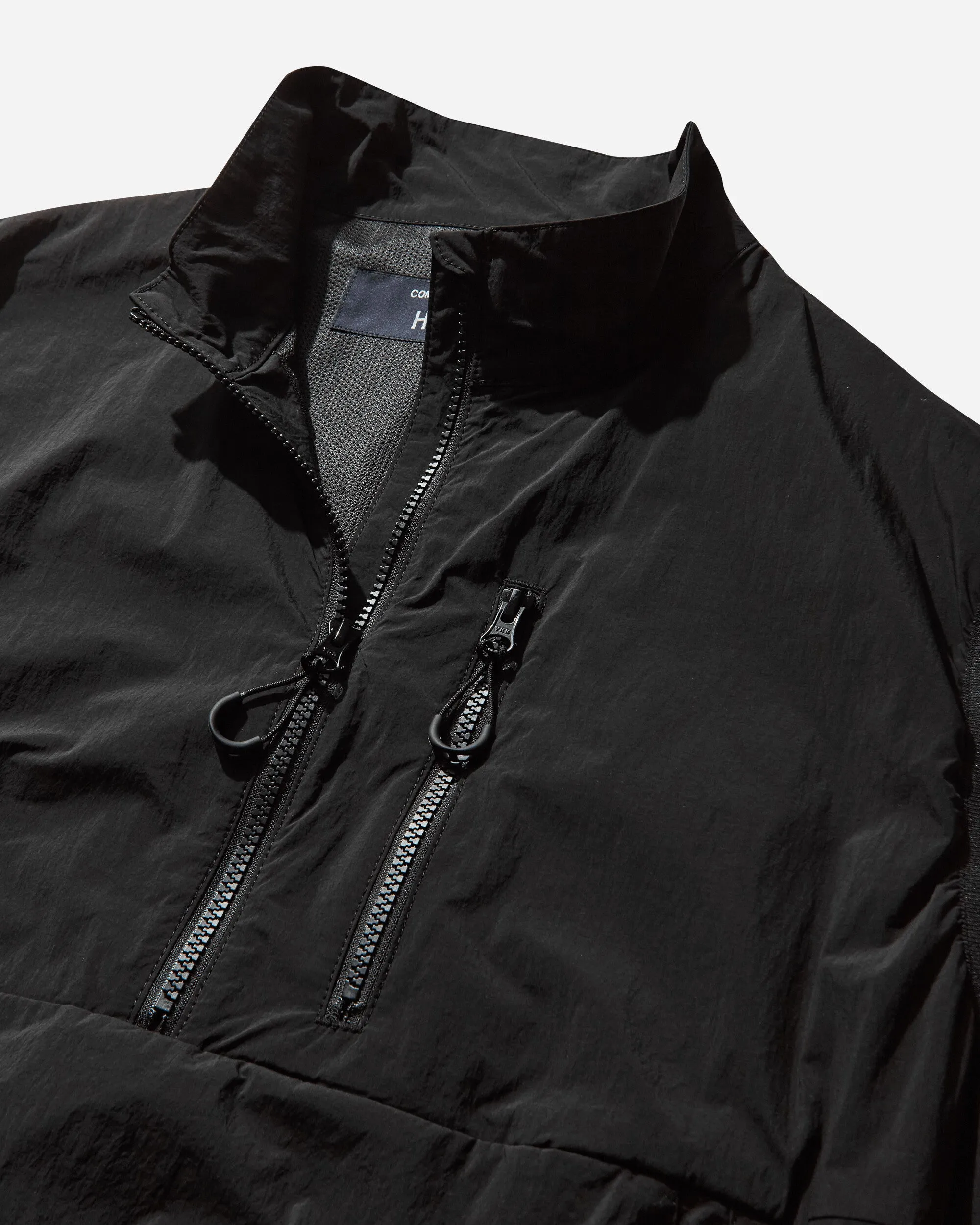 Men's Half Zip-Up Vest Black