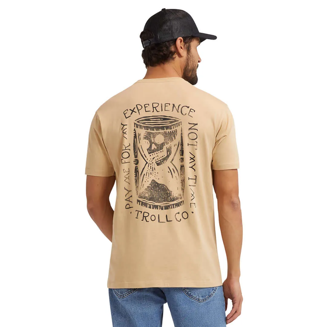 Men's Pay Time T-Shirt, Tan