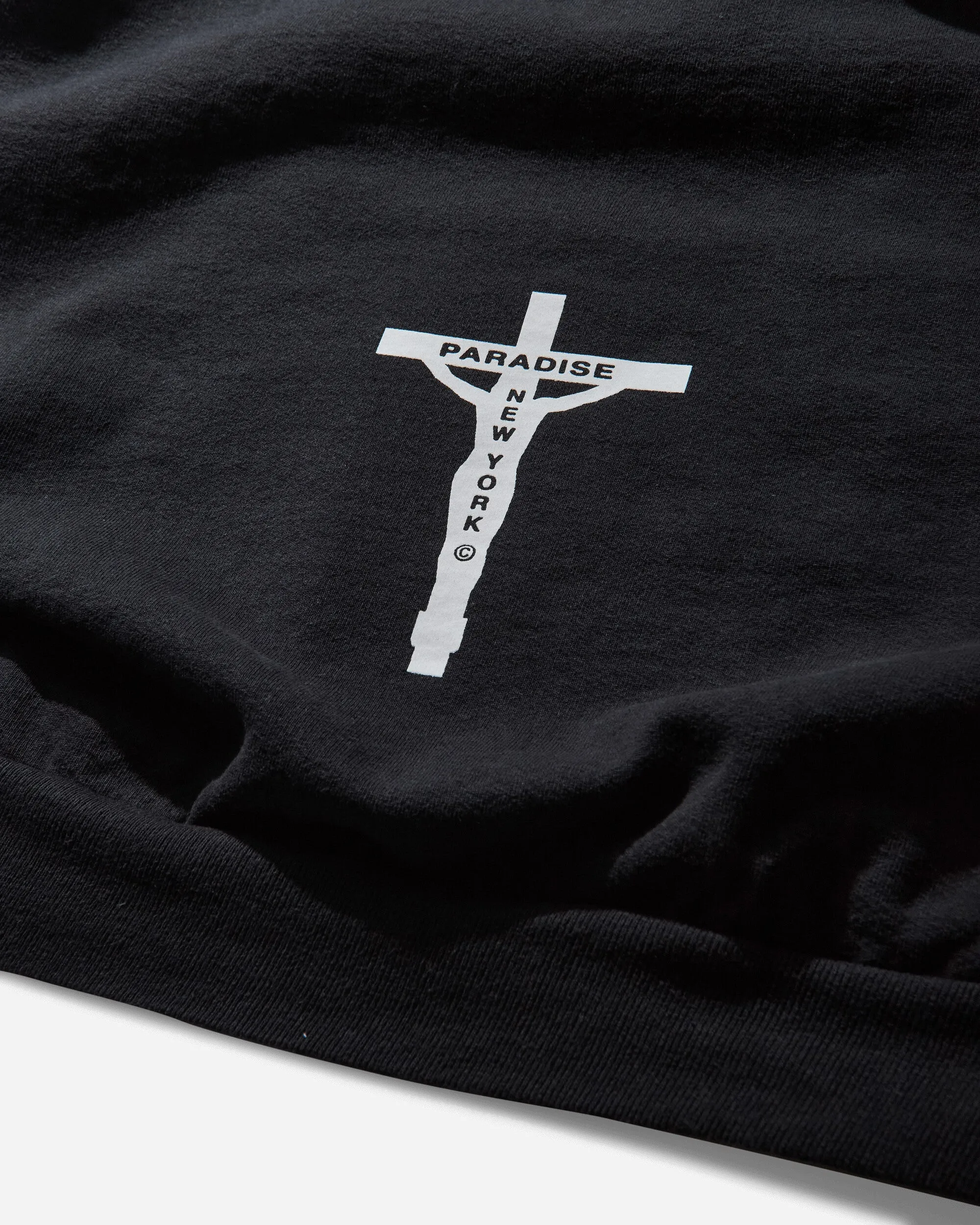 Men's Smiley Jesus Hoodie Black