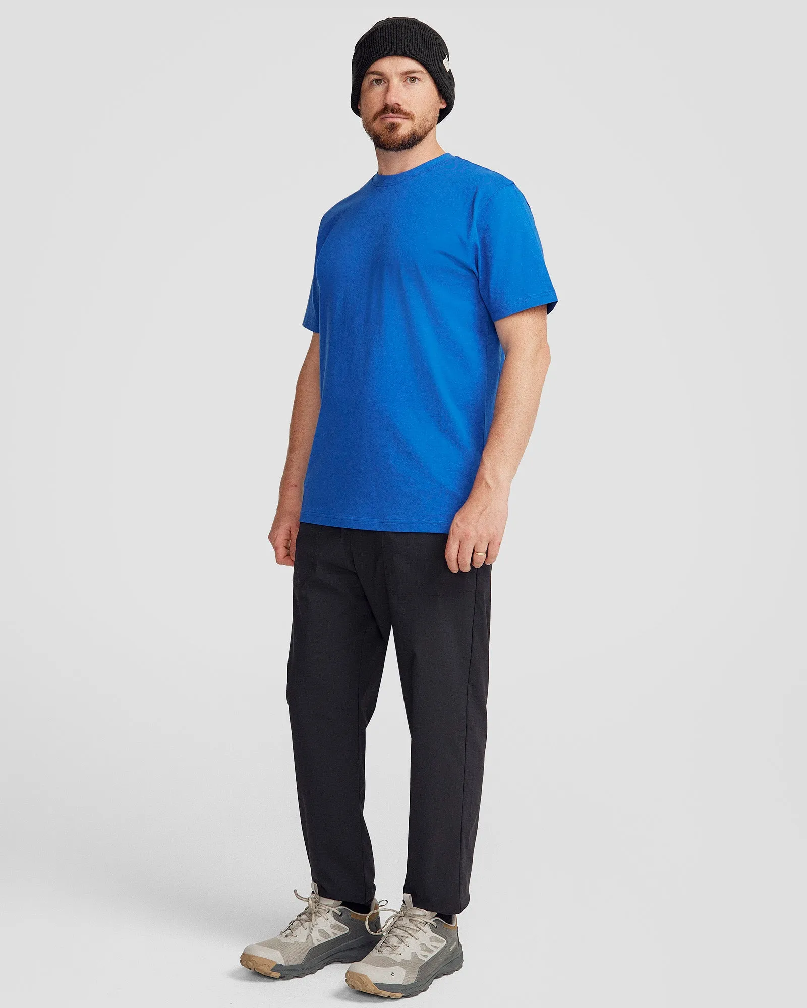 Men's Solid Organic Cotton T-shirt - Peak Blue