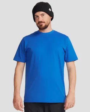 Men's Solid Organic Cotton T-shirt - Peak Blue