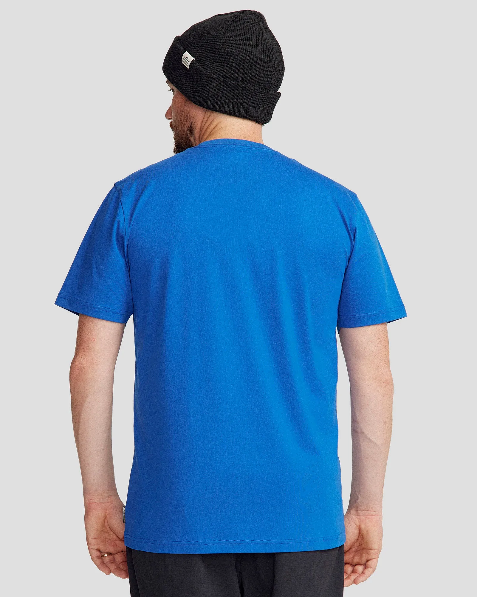 Men's Solid Organic Cotton T-shirt - Peak Blue