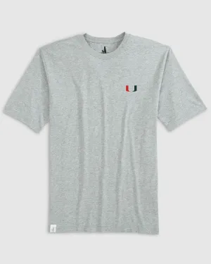 Miami Heathered Spencer Cotton T-Shirt