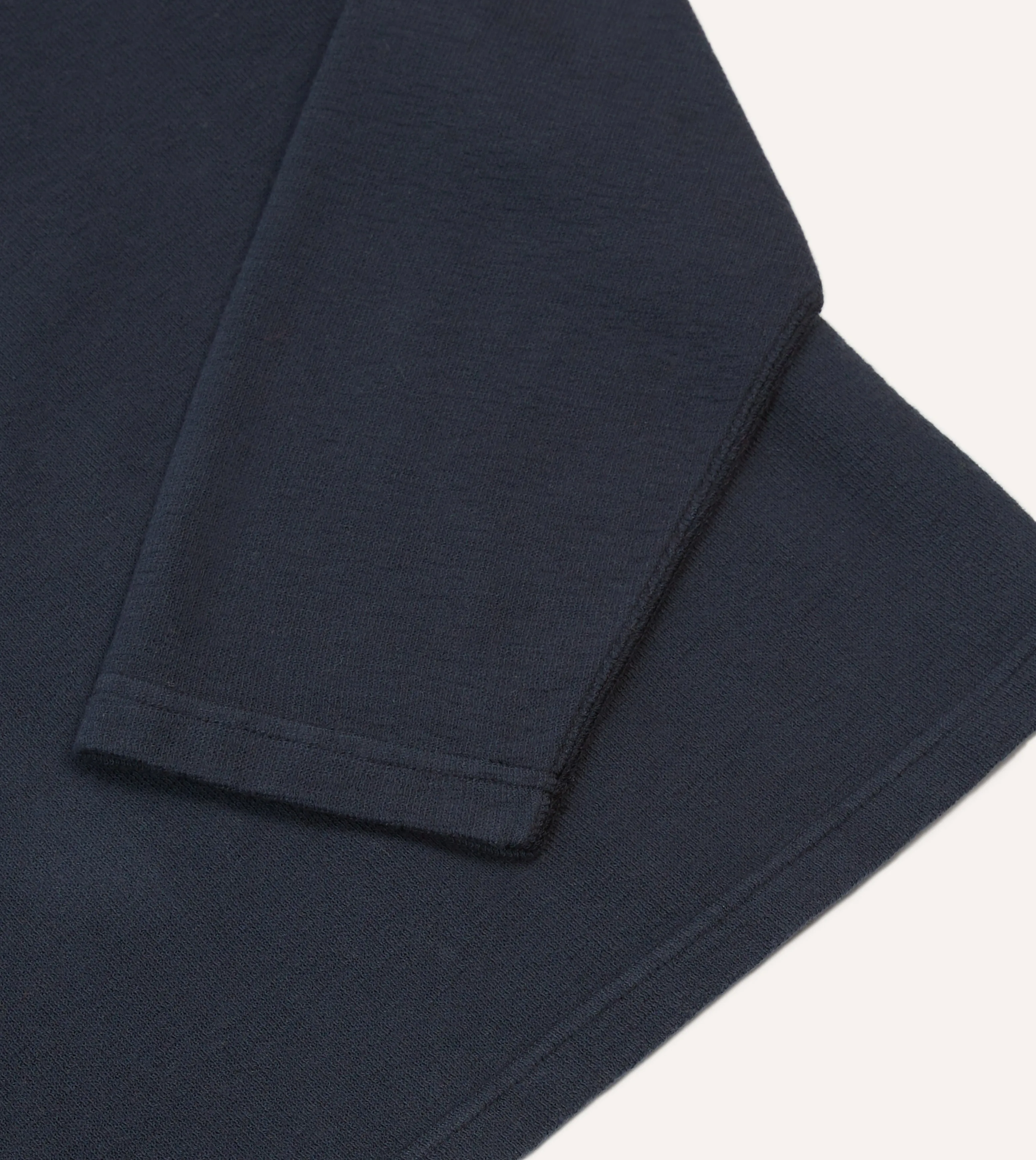Navy Panelled Cotton Training T-Shirt