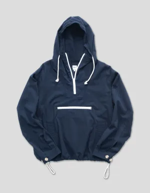 NAVY SEERSUCKER ANORAK