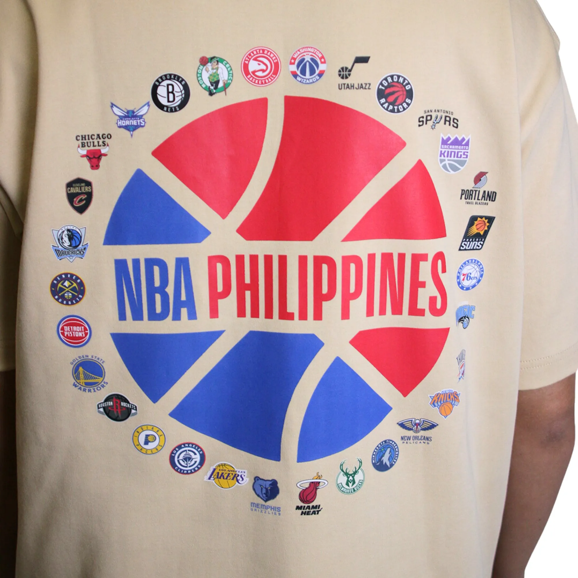NBA Philippines All Team Tee - Cream