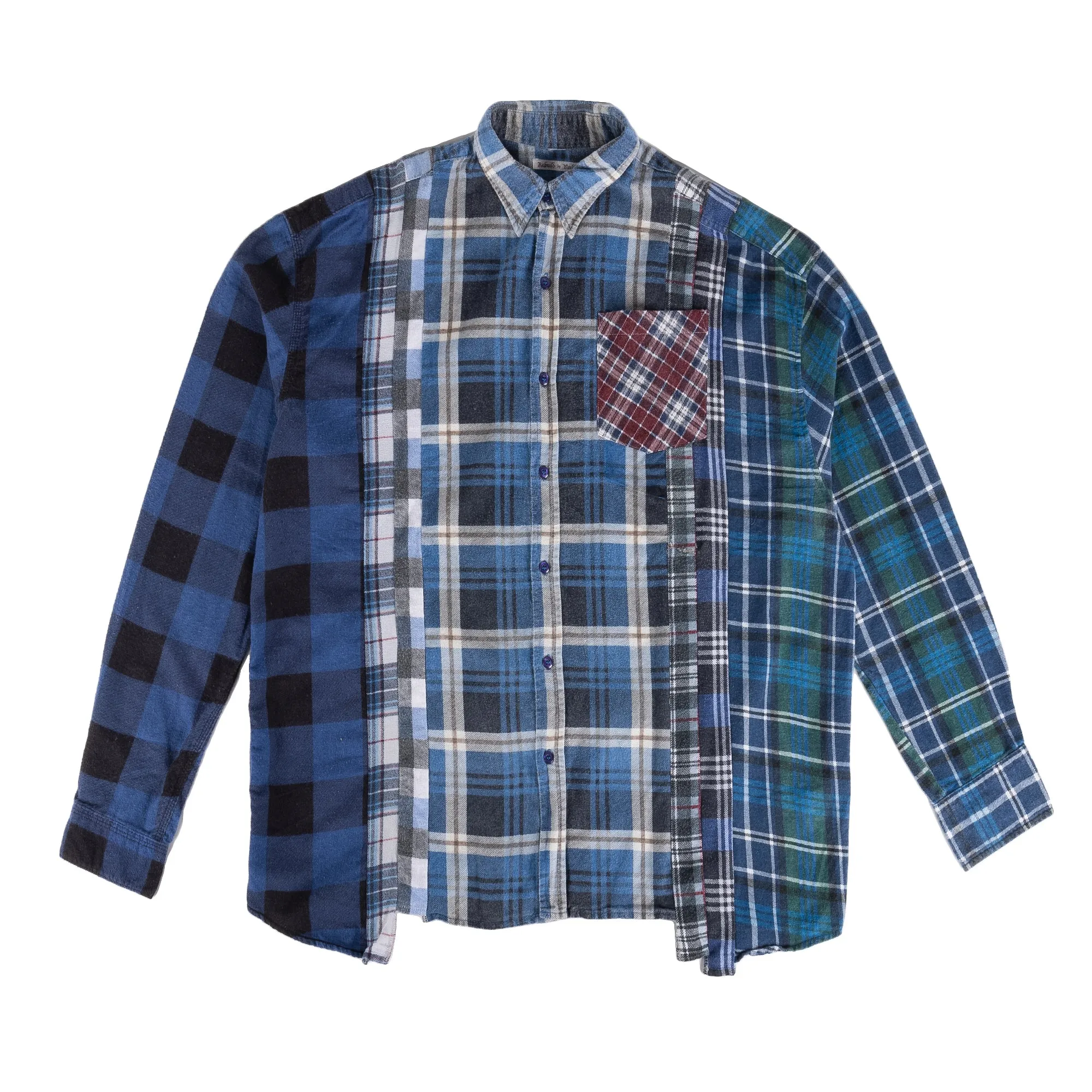 Needles Flannel 7 Cuts Wide Shirt #QV396-2 One Size