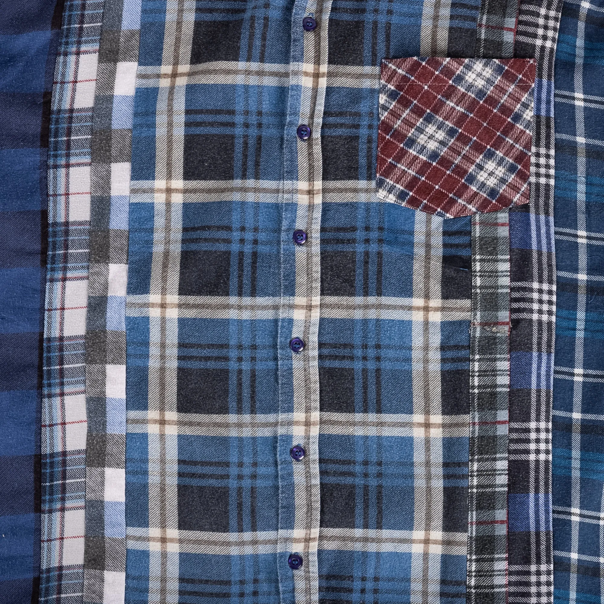 Needles Flannel 7 Cuts Wide Shirt #QV396-2 One Size