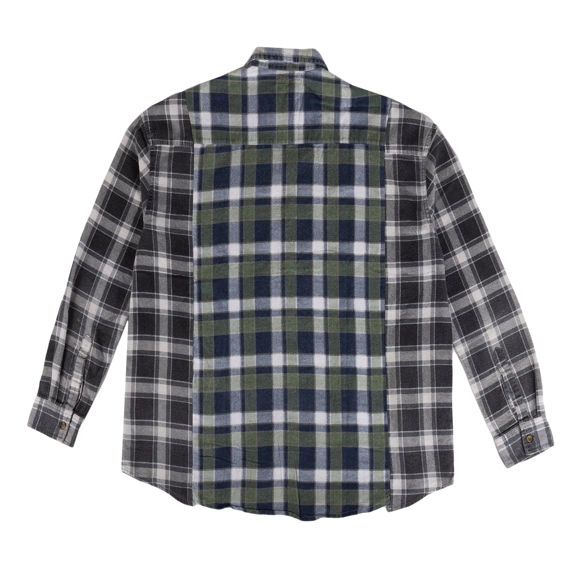 Needles Flannel 7 Cuts Wide Shirt