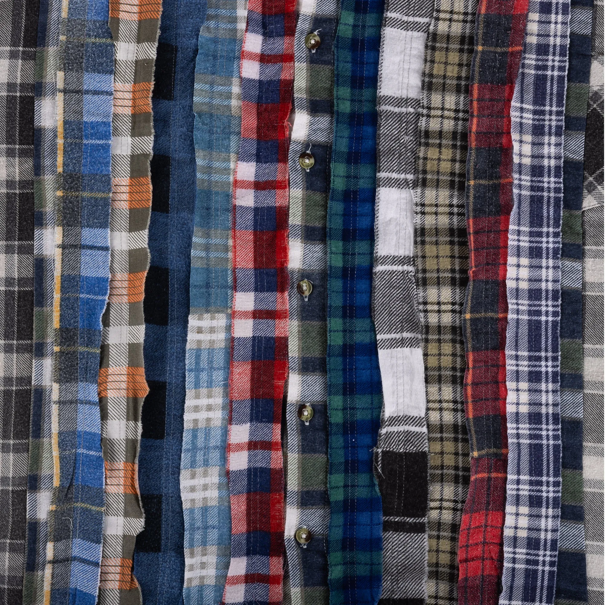 Needles Flannel 7 Cuts Wide Shirt