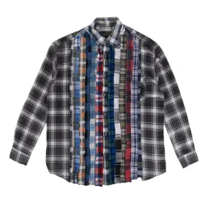 Needles Flannel 7 Cuts Wide Shirt