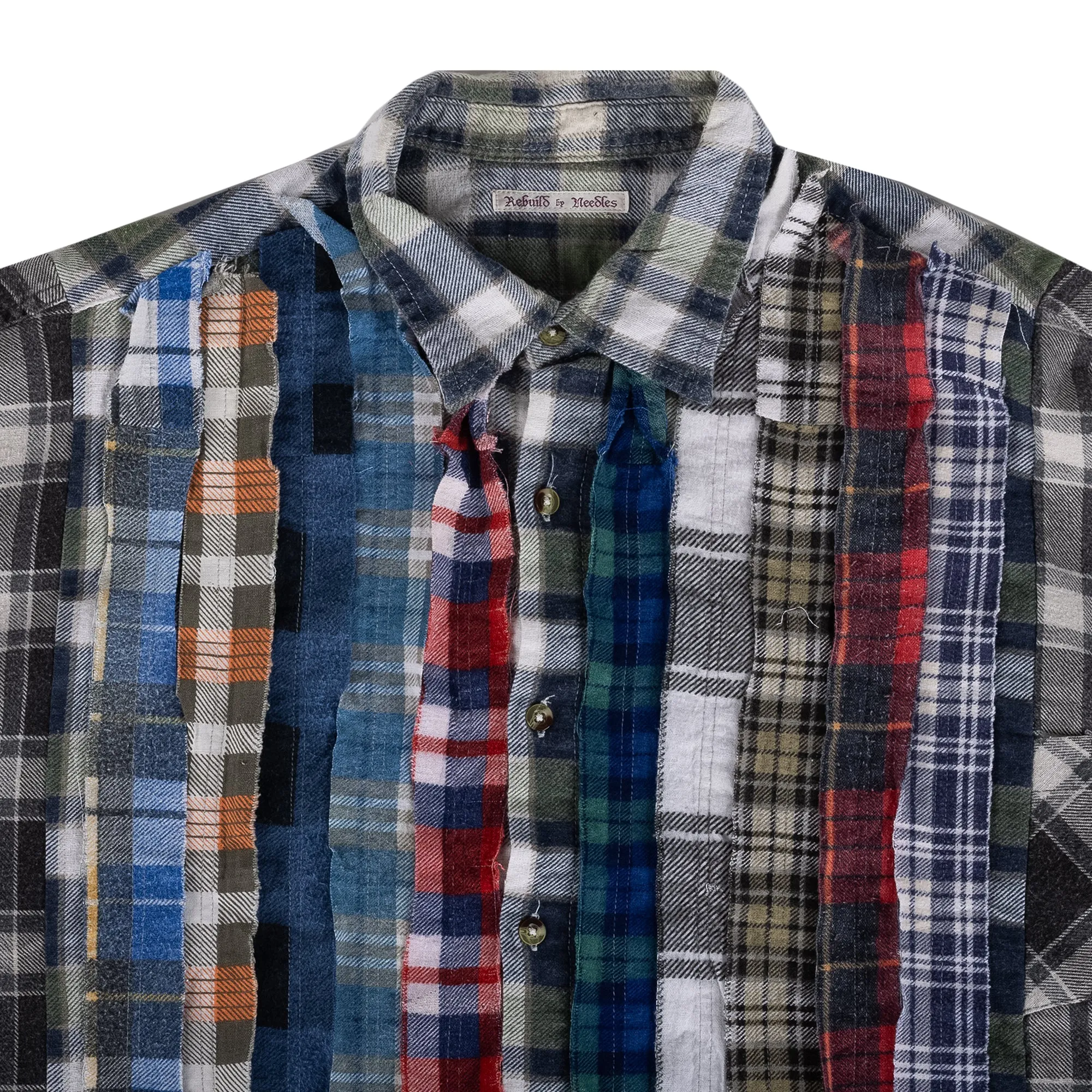 Needles Flannel 7 Cuts Wide Shirt