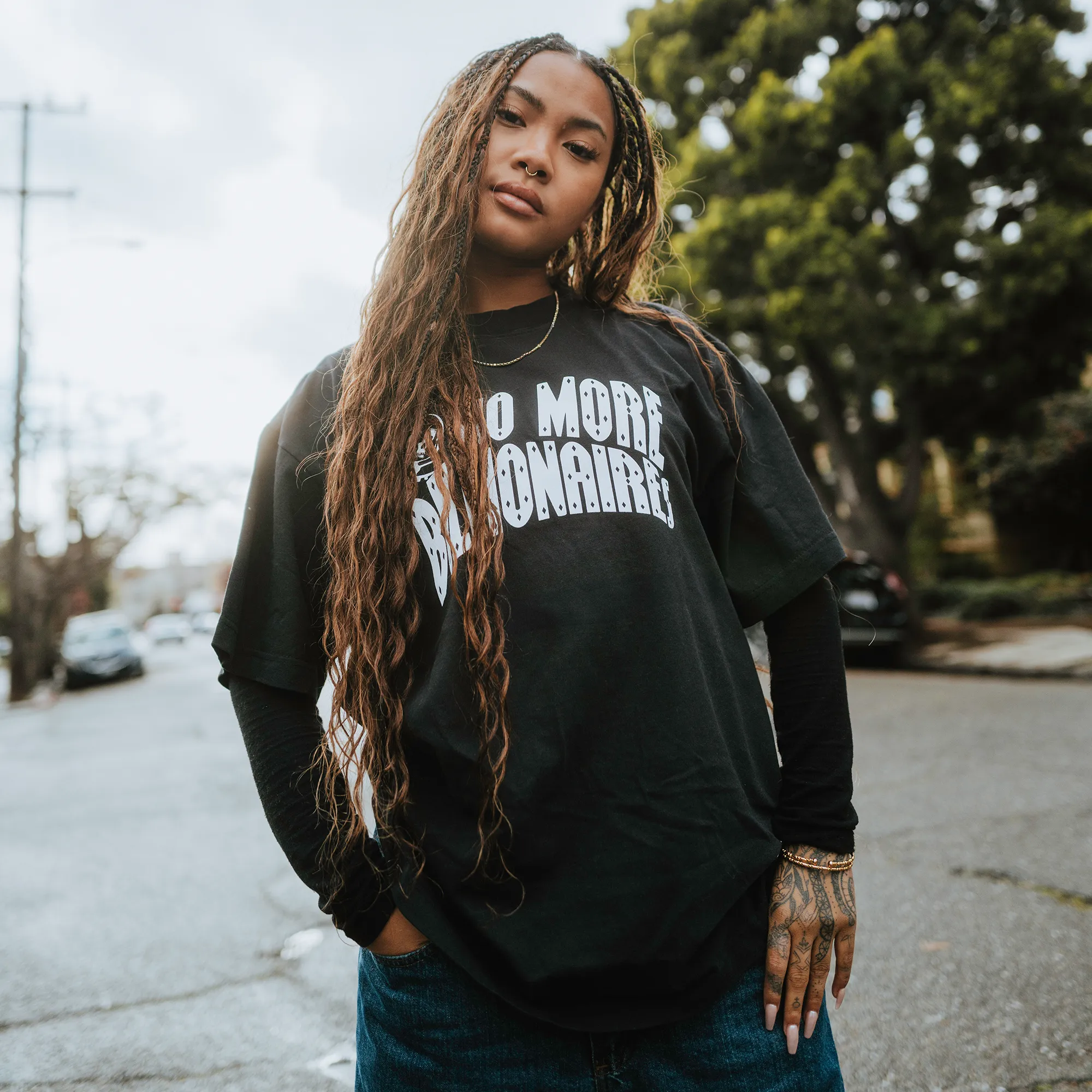 No Billionaires Tee