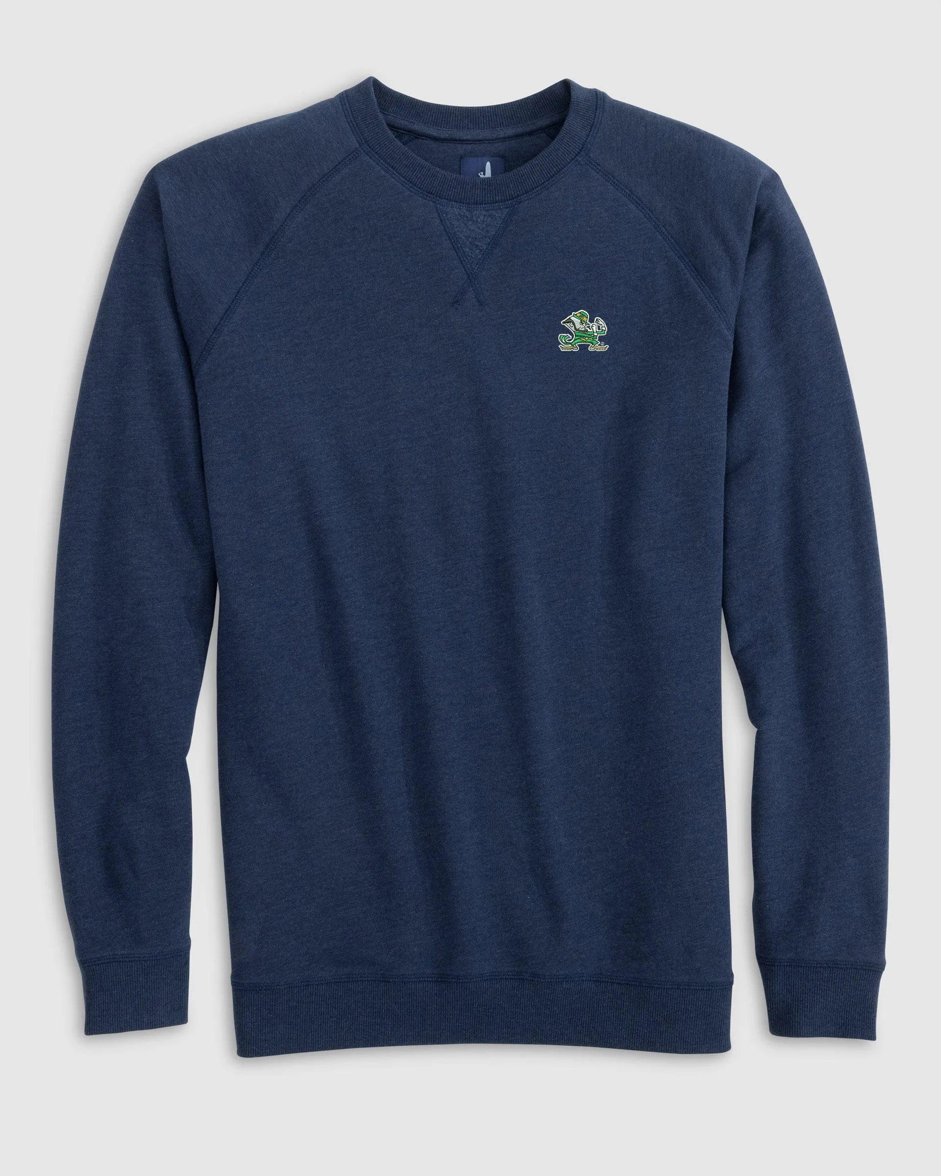 Notre Dame Freeman Crewneck Fleece Sweatshirt - Leprechaun Logo