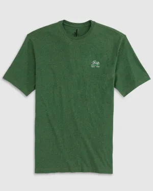 Notre Dame Heathered Spencer Cotton T-Shirt - Leprechaun Logo