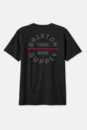 Oath V S/S Standard T-Shirt - Black/Charcoal/Dark Red