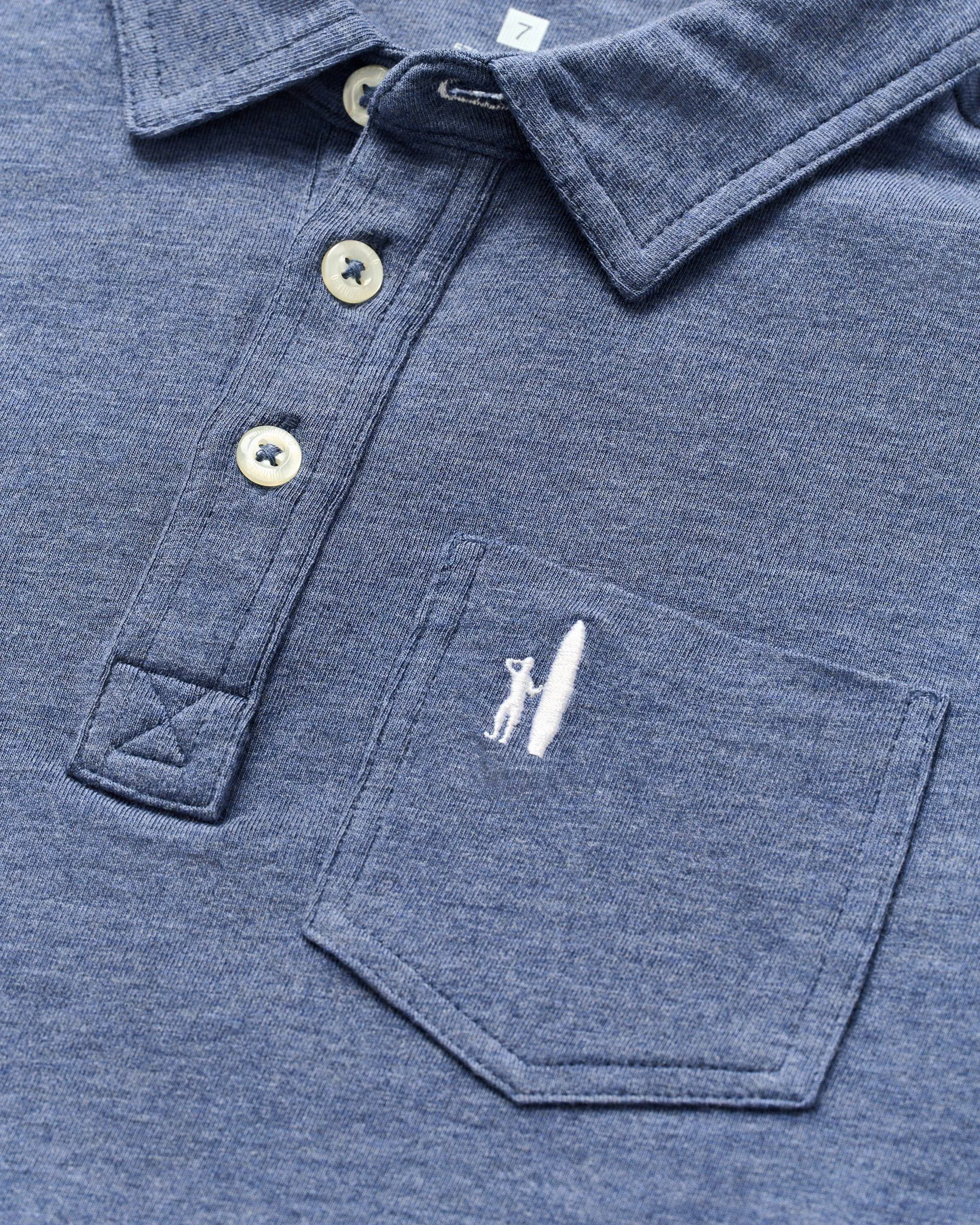 Original 4-Button Jr. Polo - Heathered 2.0