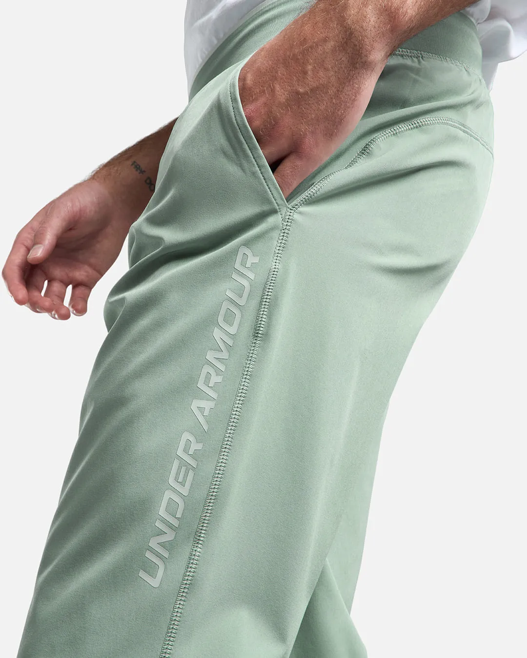 Pantalon de survêtement Under Armour Launch - Vert Pastel