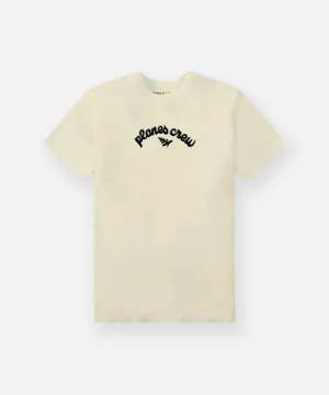 Paper Planes Crew Arch Tee - EGGSHELL