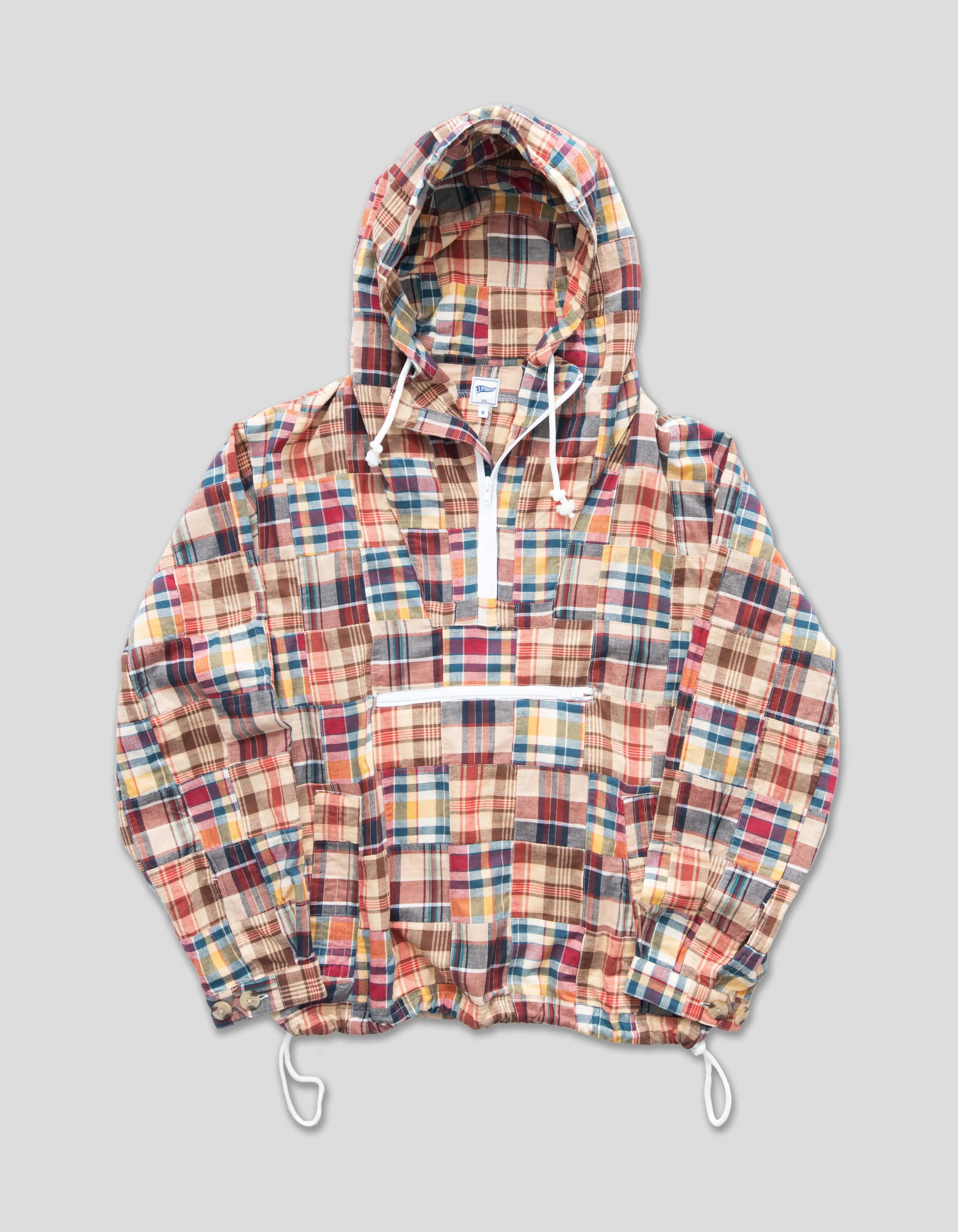 PATCHWORK MADRAS ANORAK