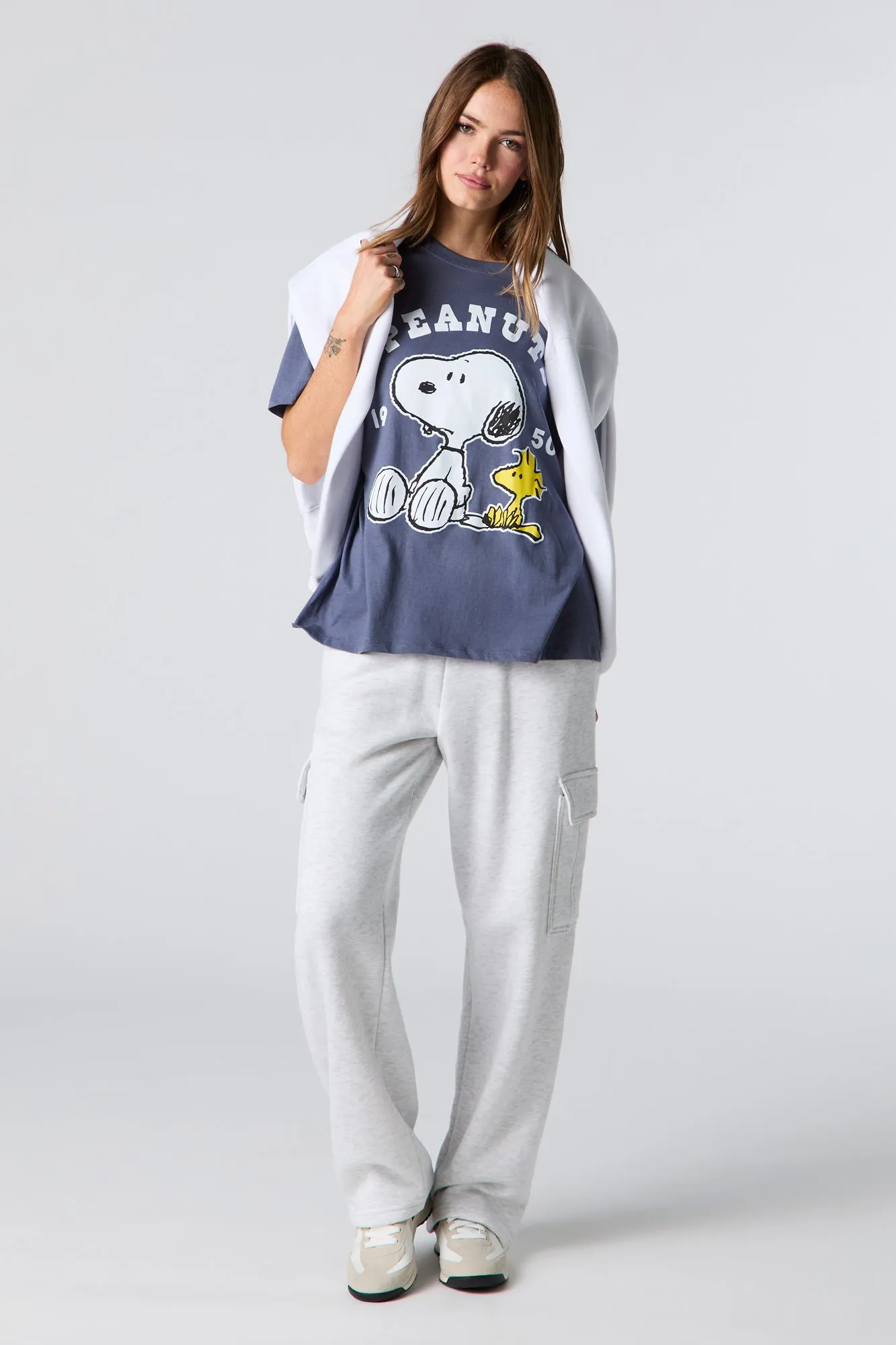 Peanuts Graphic Boyfriend T-Shirt