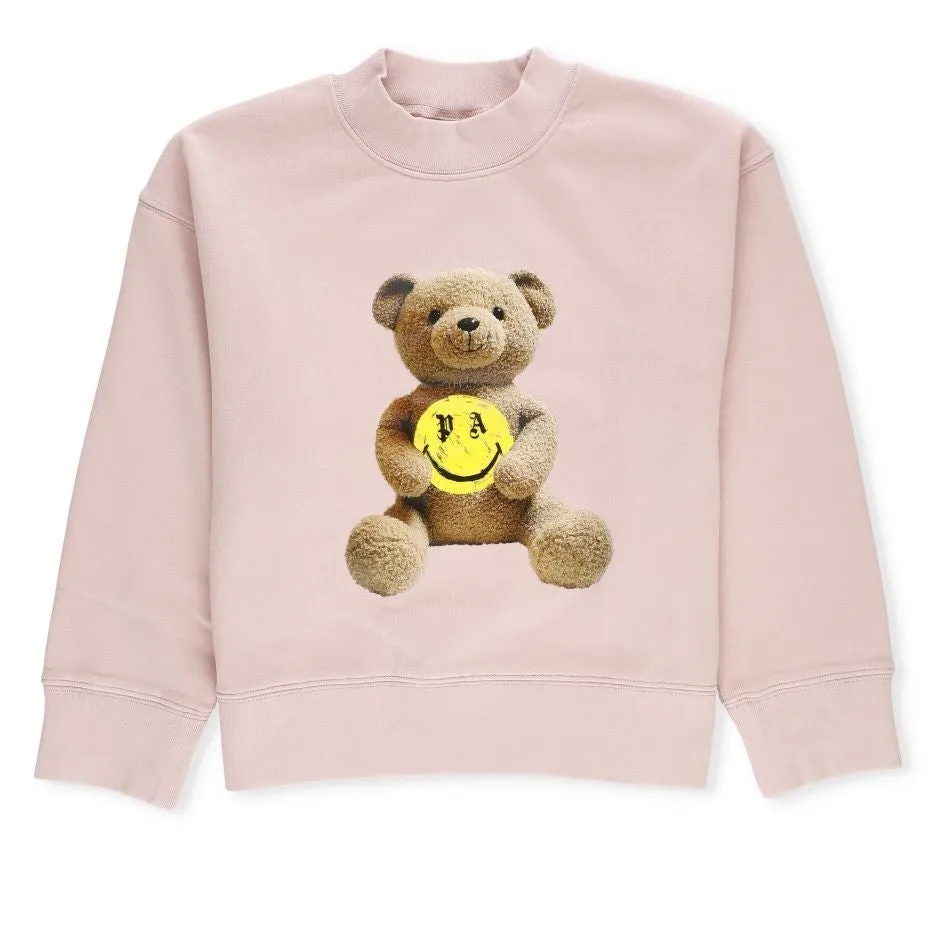 Pink Bear Logo Sweatshirt