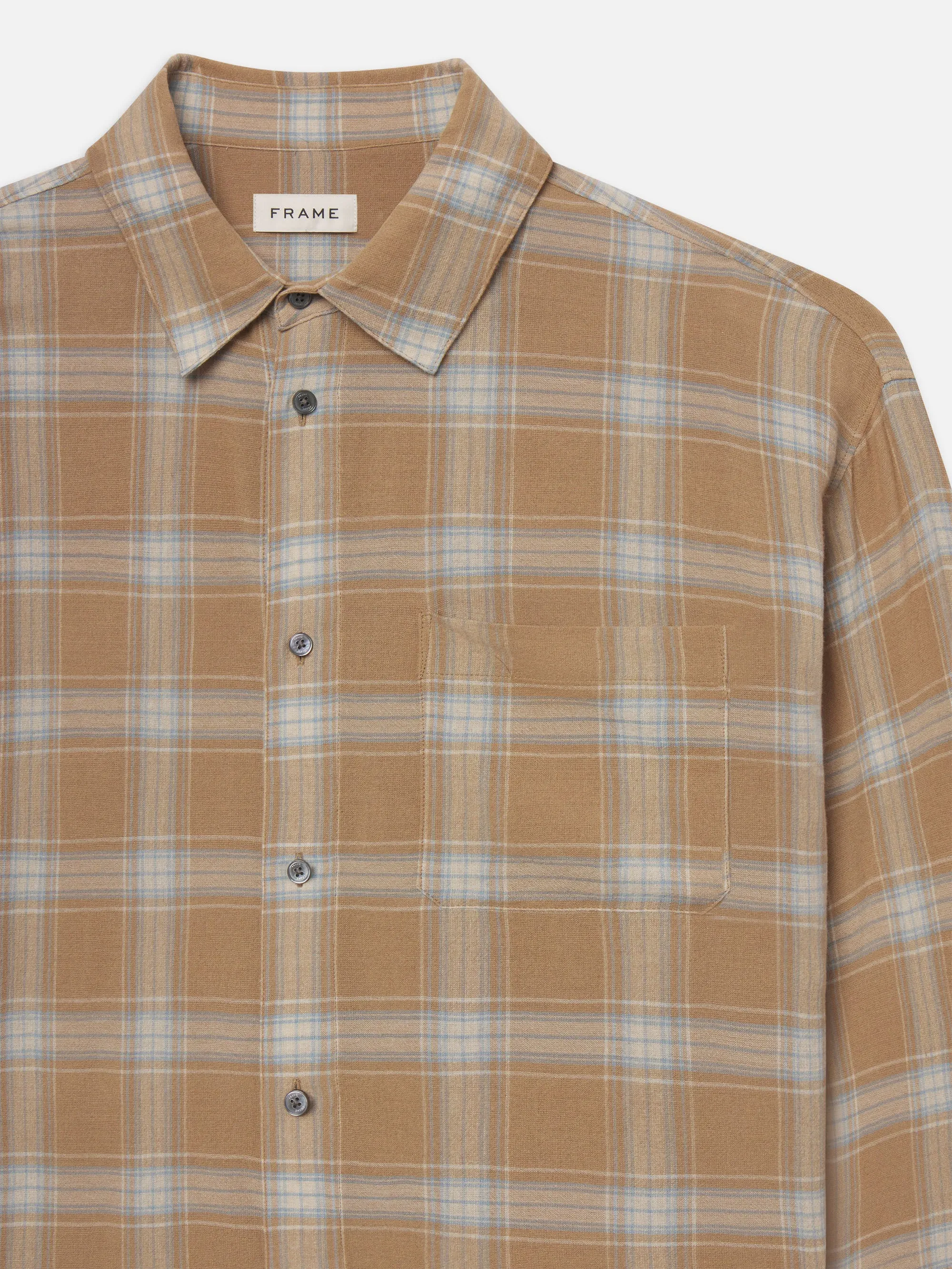 Plaid Shirt -- Beige Plaid