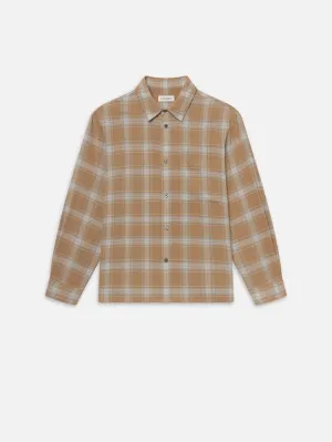 Plaid Shirt -- Beige Plaid