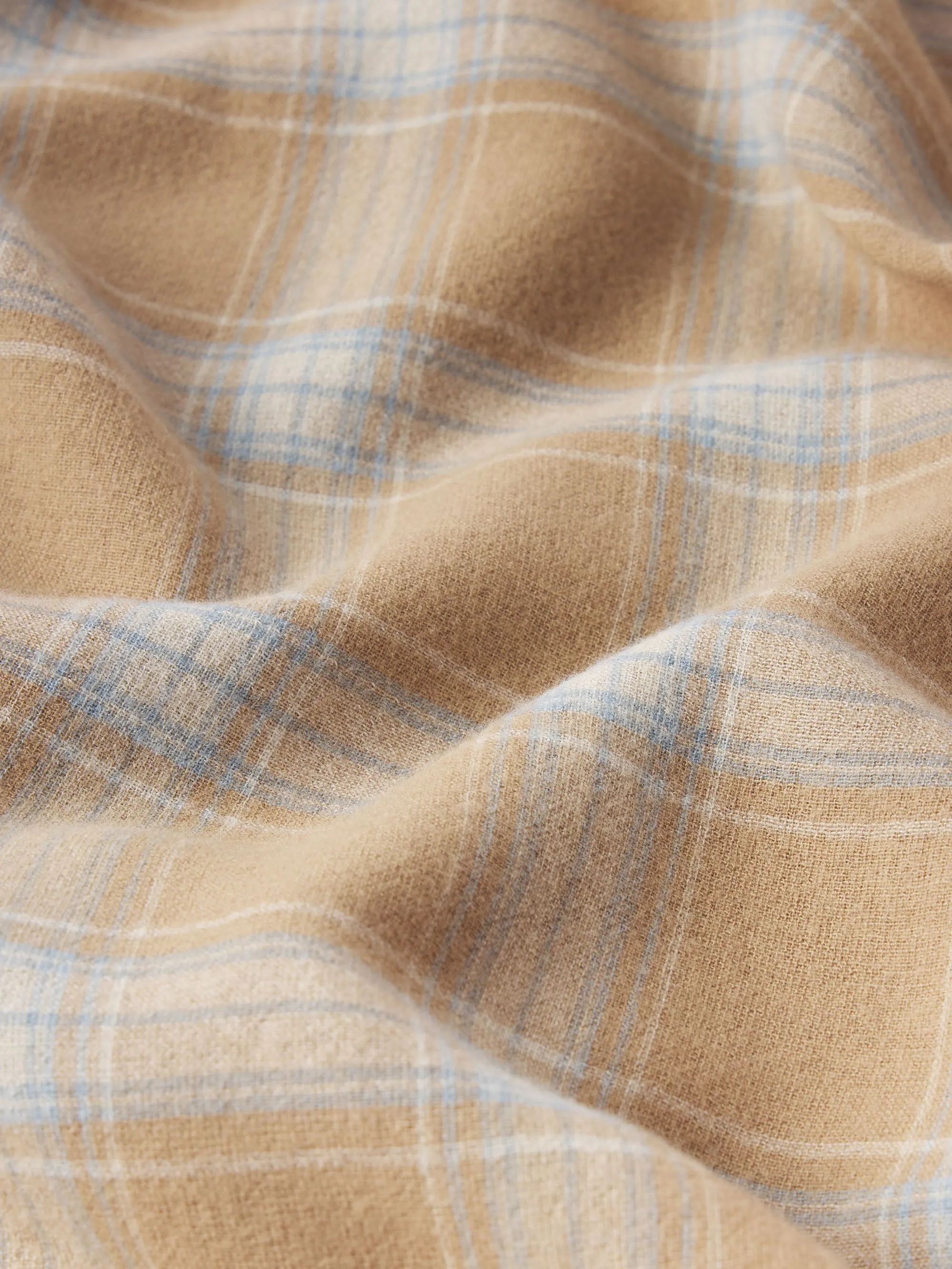 Plaid Shirt -- Beige Plaid