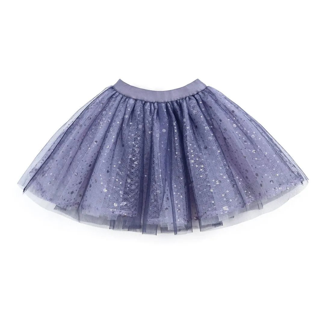 Purple Glimmer Applique Outfit