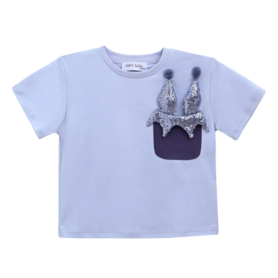 Purple Glimmer Applique Outfit