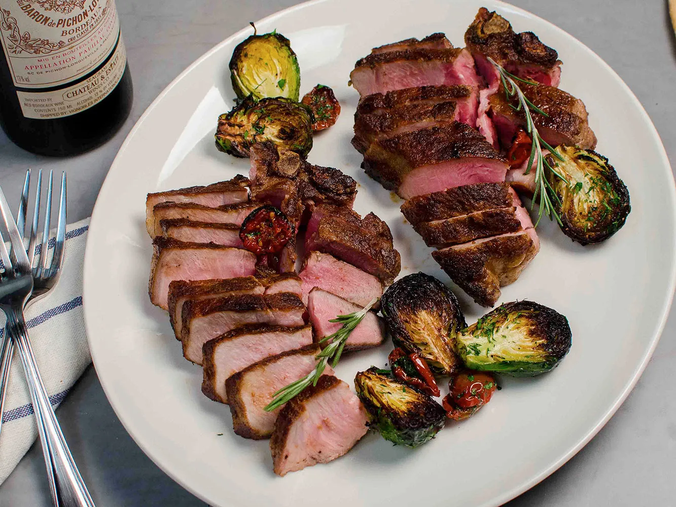 RED WATTLE PORTERHOUSE PORK CHOPS, 14-16 oz