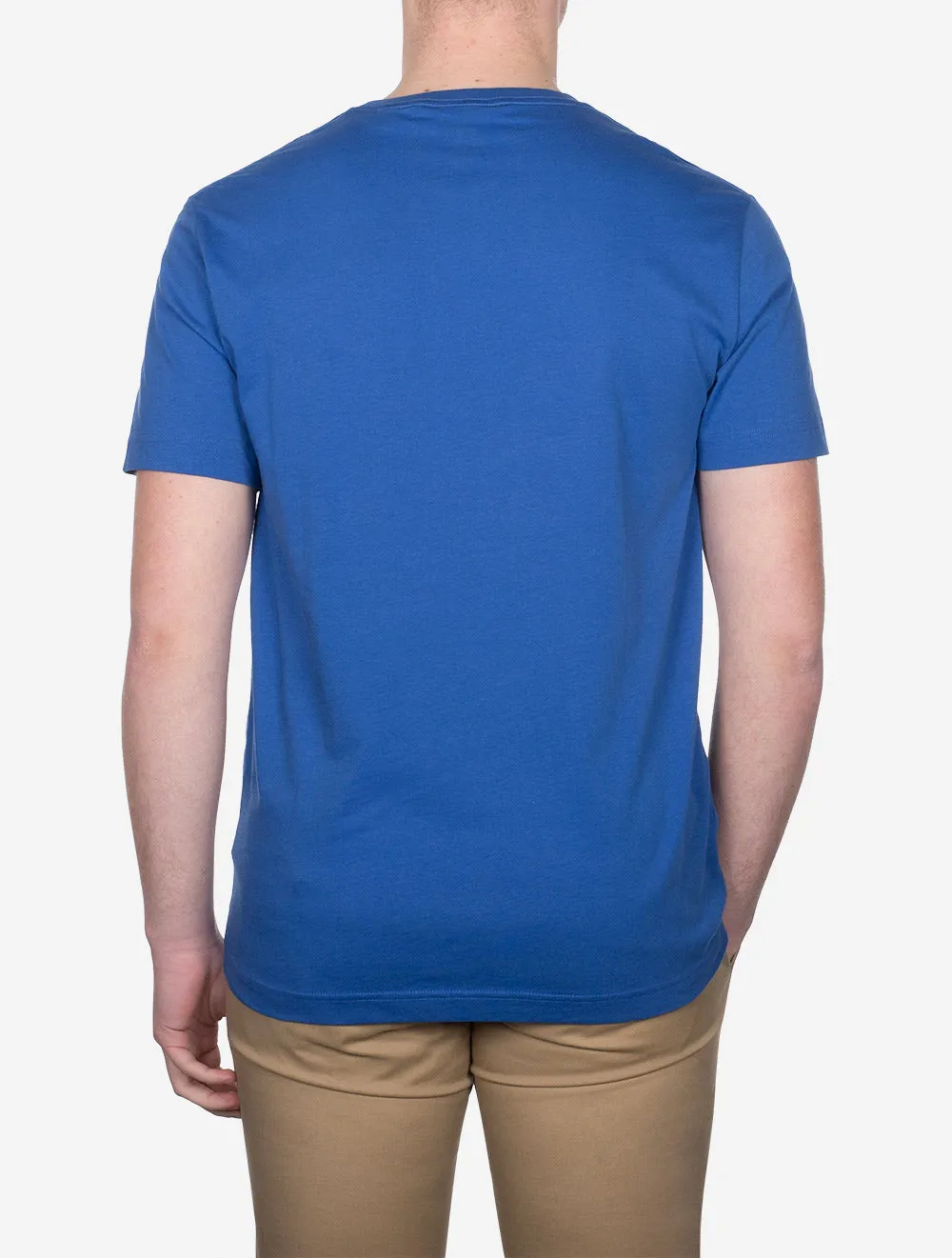Regular Fit Shield Short Sleeve T-Shirt Rich Blue