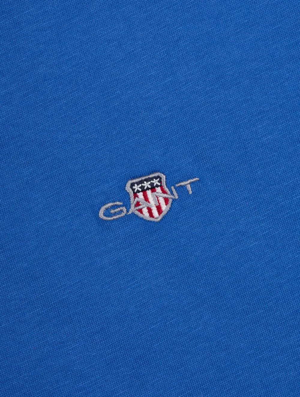 Regular Fit Shield Short Sleeve T-Shirt Rich Blue