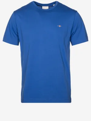Regular Fit Shield Short Sleeve T-Shirt Rich Blue