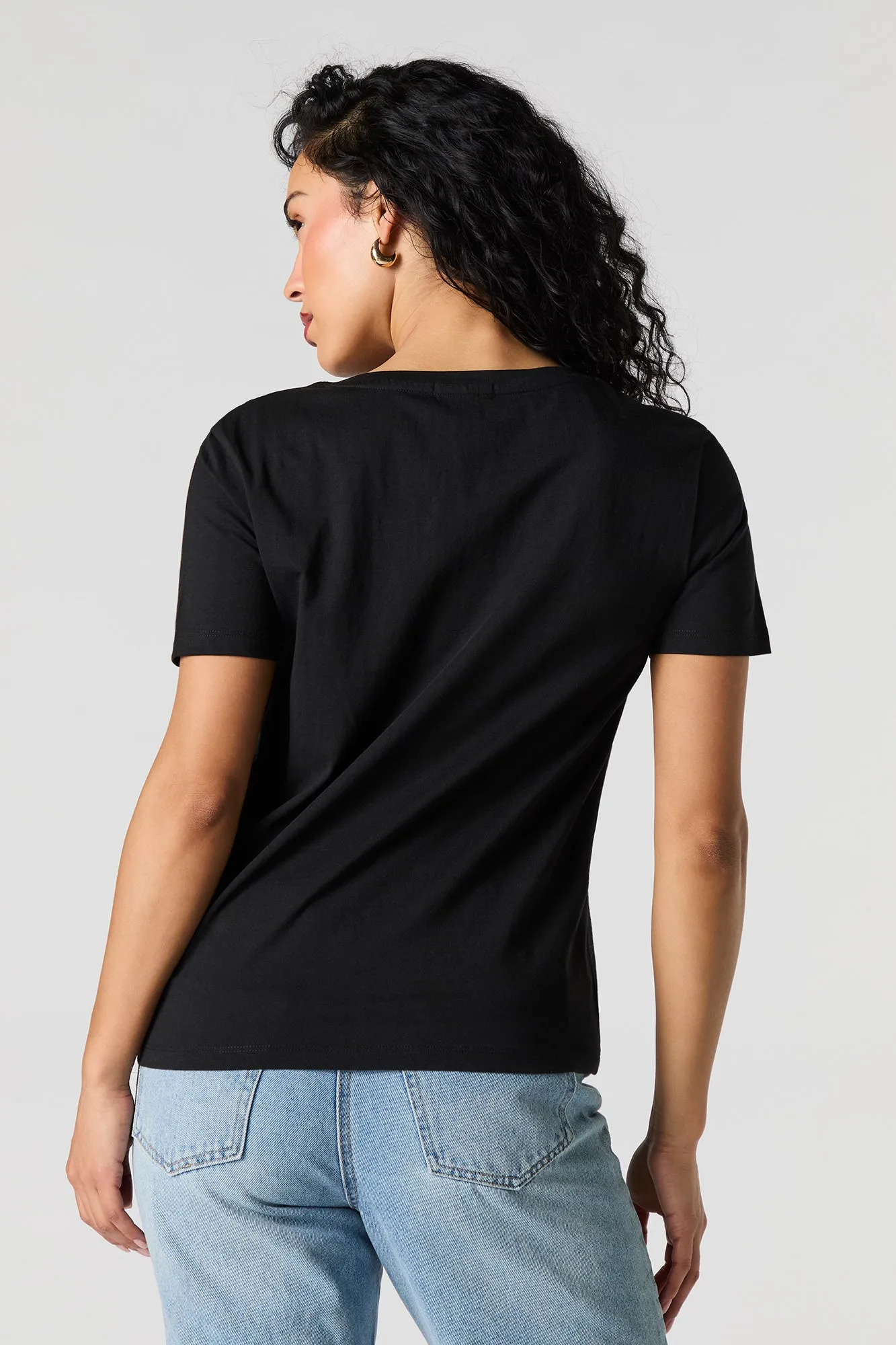Relaxed V-Neck T-Shirt