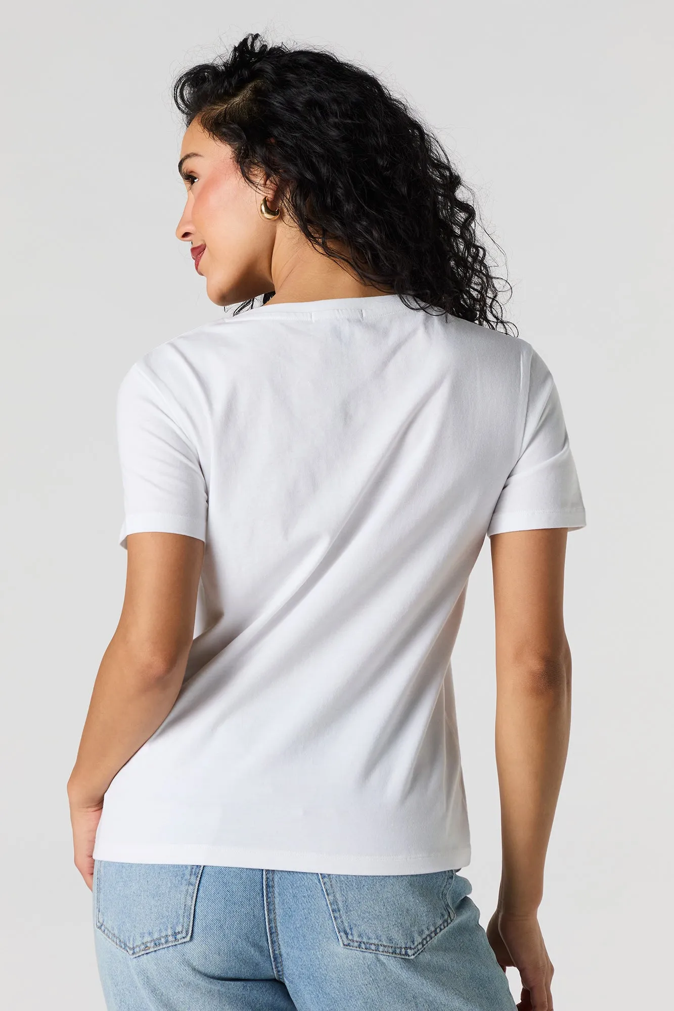 Relaxed V-Neck T-Shirt