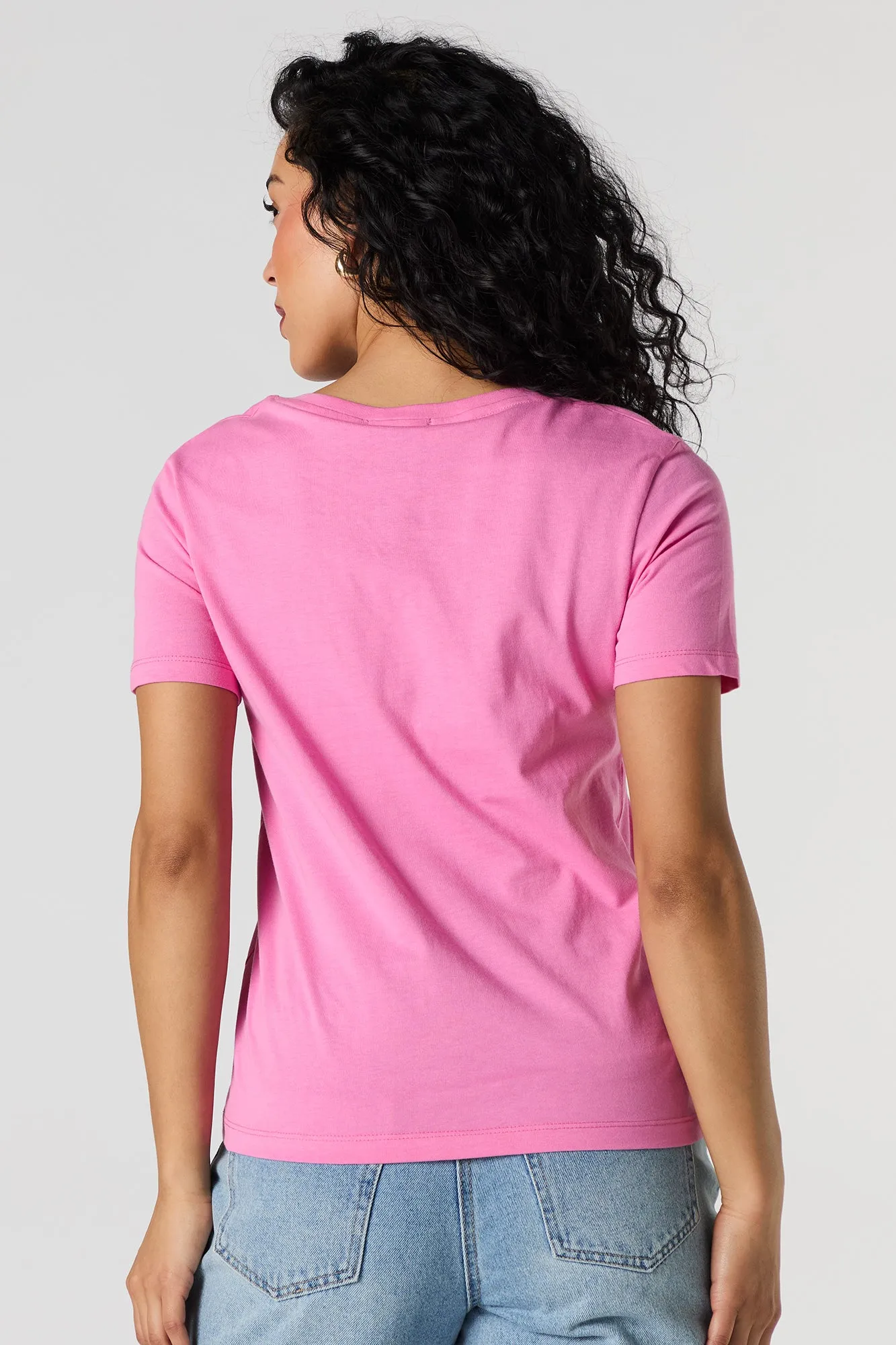 Relaxed V-Neck T-Shirt