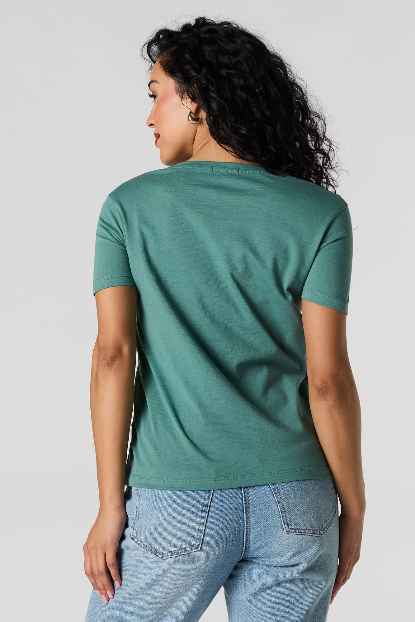 Relaxed V-Neck T-Shirt