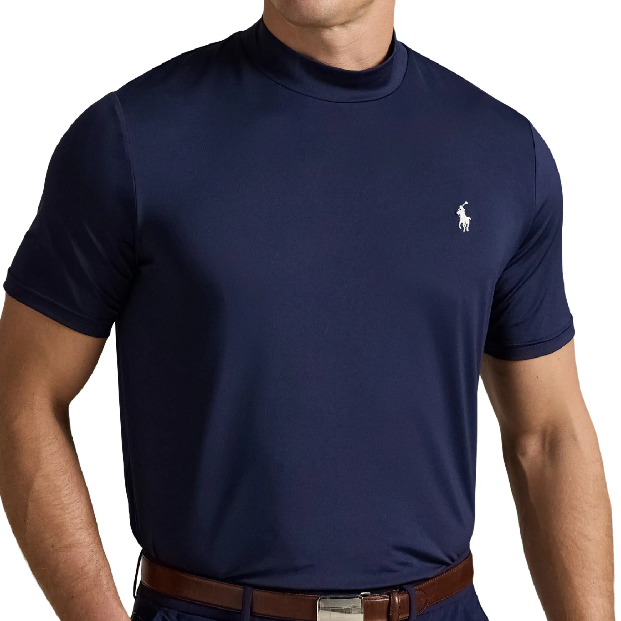 RLX Ralph Lauren Mock Neck Performance T-Shirt