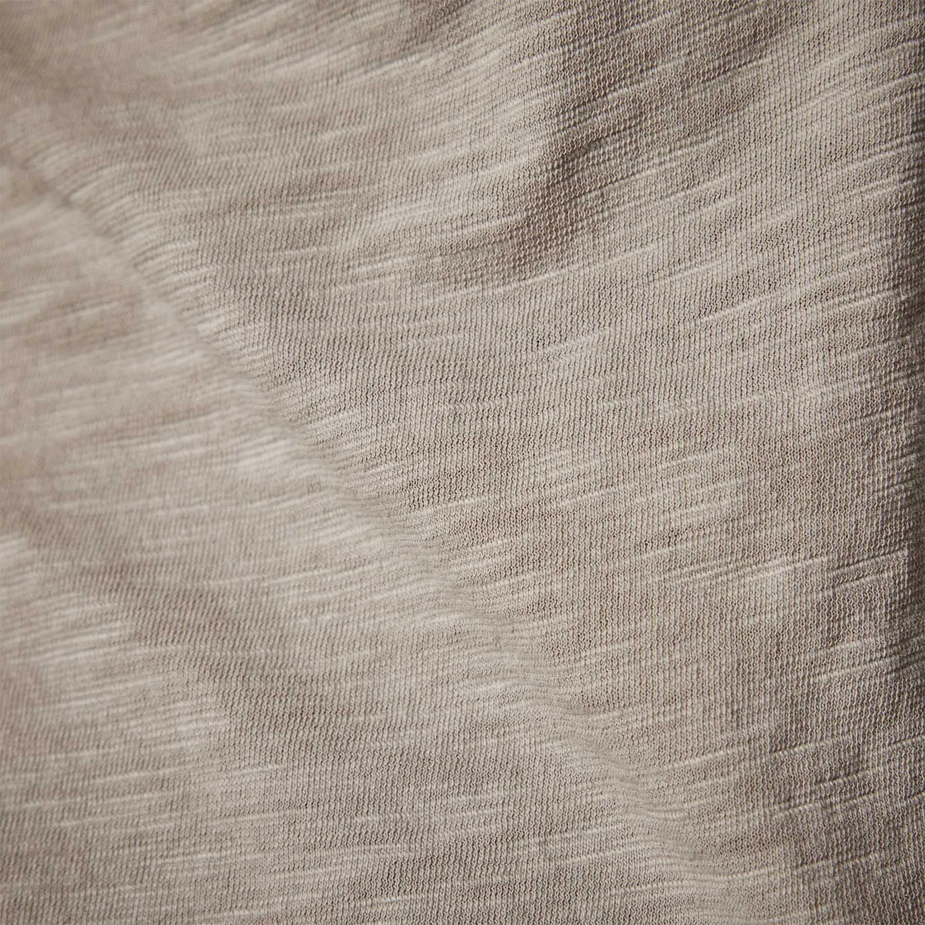 Sheer Slub Side Panel Shirt - Silt