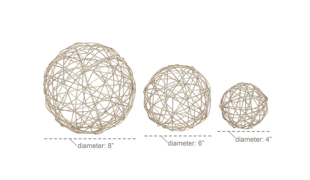 SILVER METAL GEOMETRIC SCULPTURE,