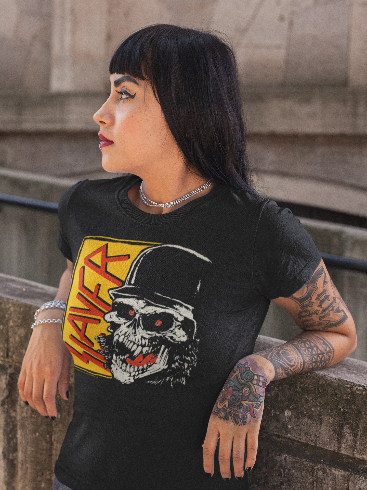 Slayer Skull Womens T-Shirt