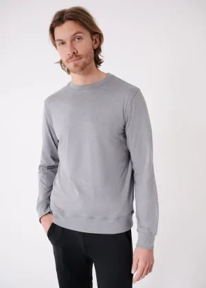 Summit Long-Sleeve Crew | Medium Heather Grey