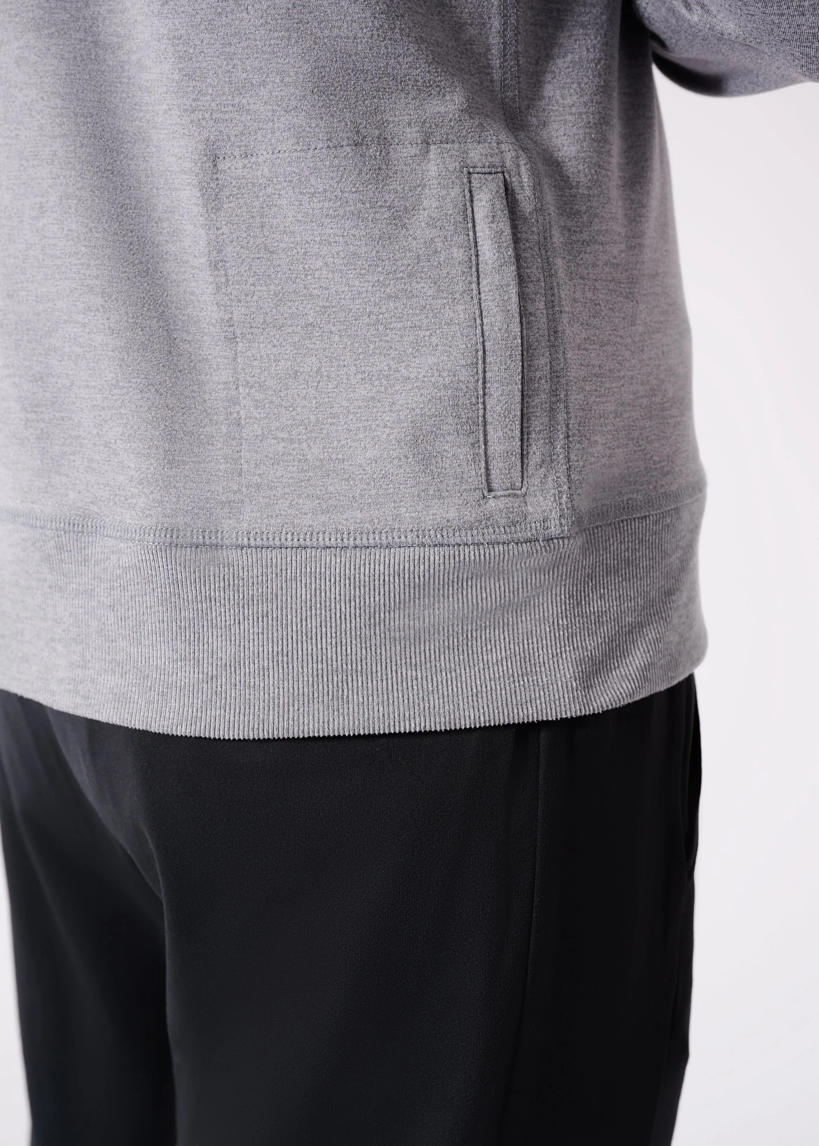 Summit Long-Sleeve Crew | Medium Heather Grey