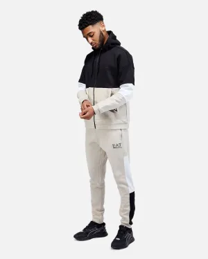 Survêtement Emporio Armani EA7 Train Athletic - Beige/Blanc/Noir